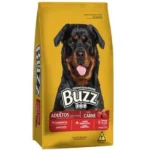 RACAO BUZZ 5KG CAES ADULTOS CARNE =